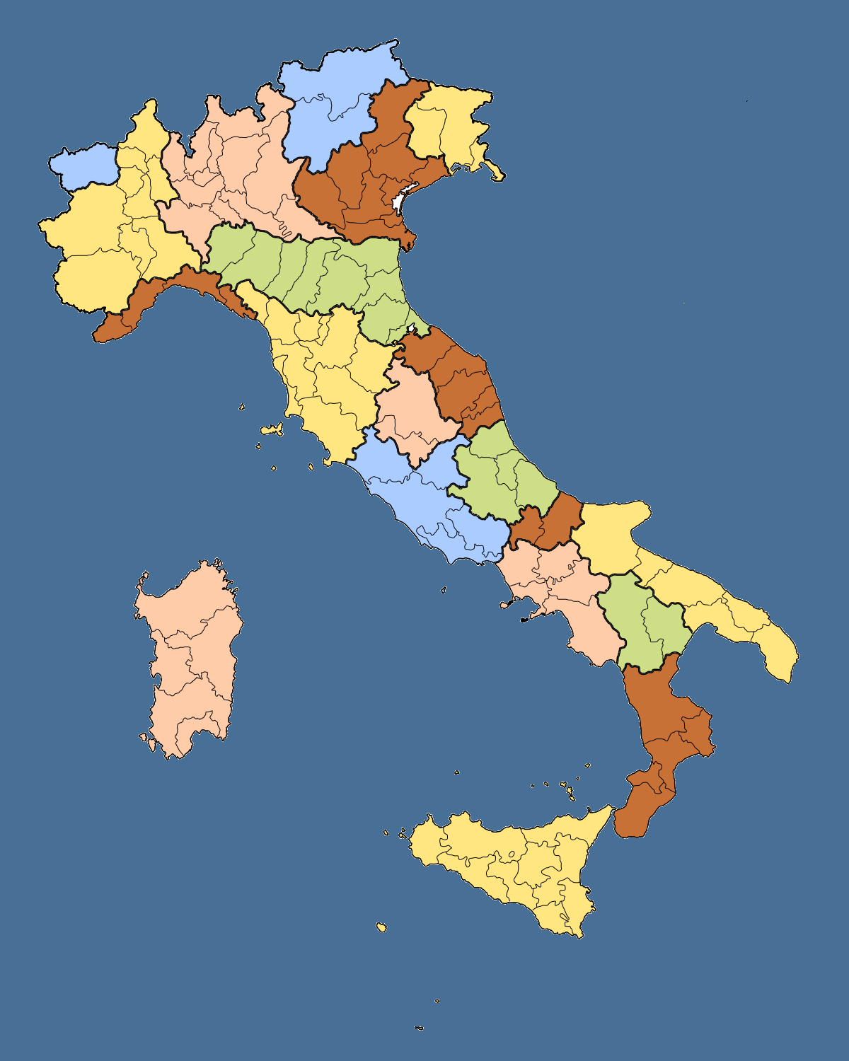 Regions of Italy - Roads Less Traveled Italy